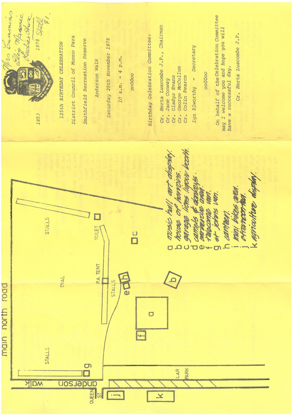 Munno Para Council 125th Celebrations