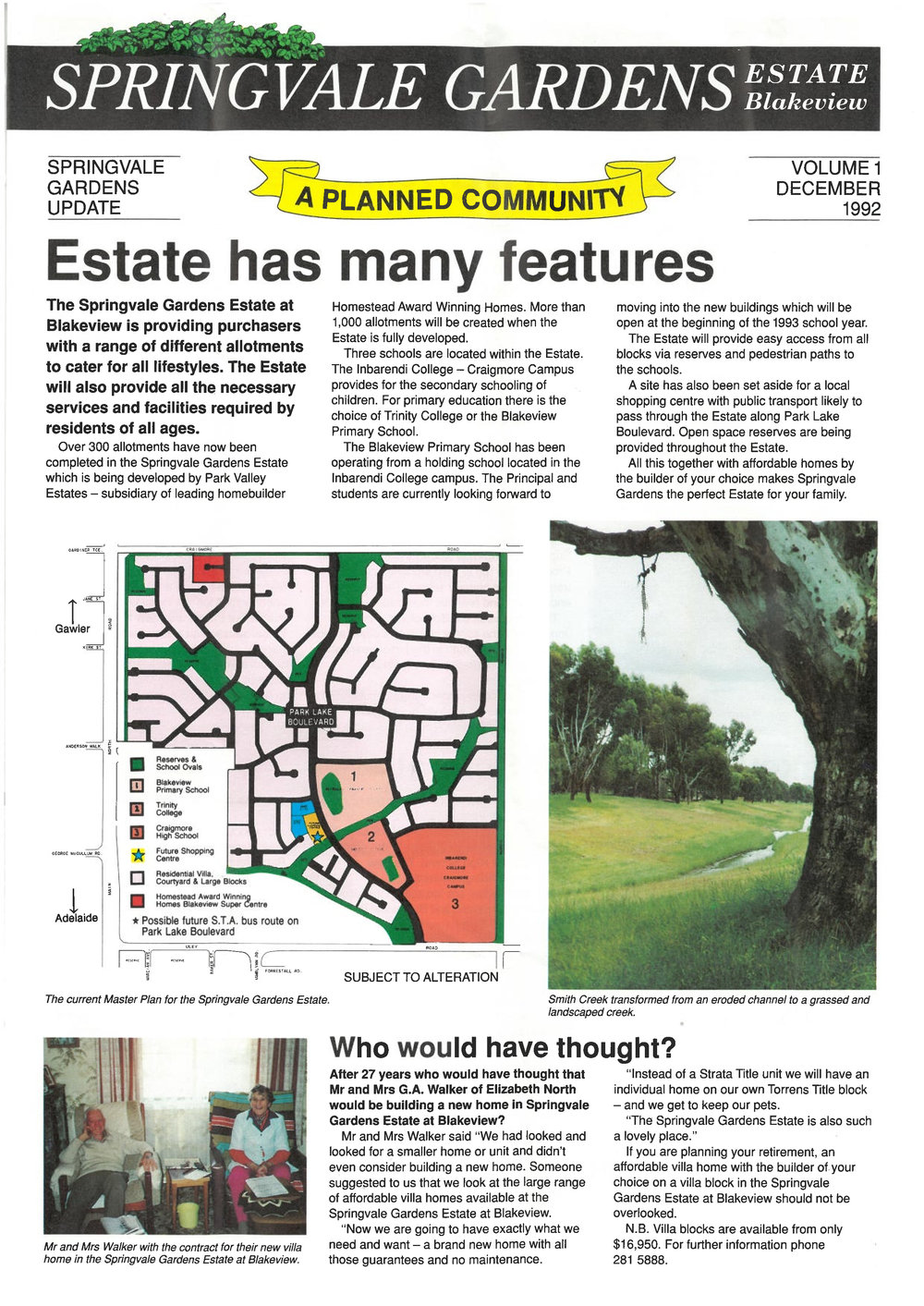 Springvale Estate, Blakeview