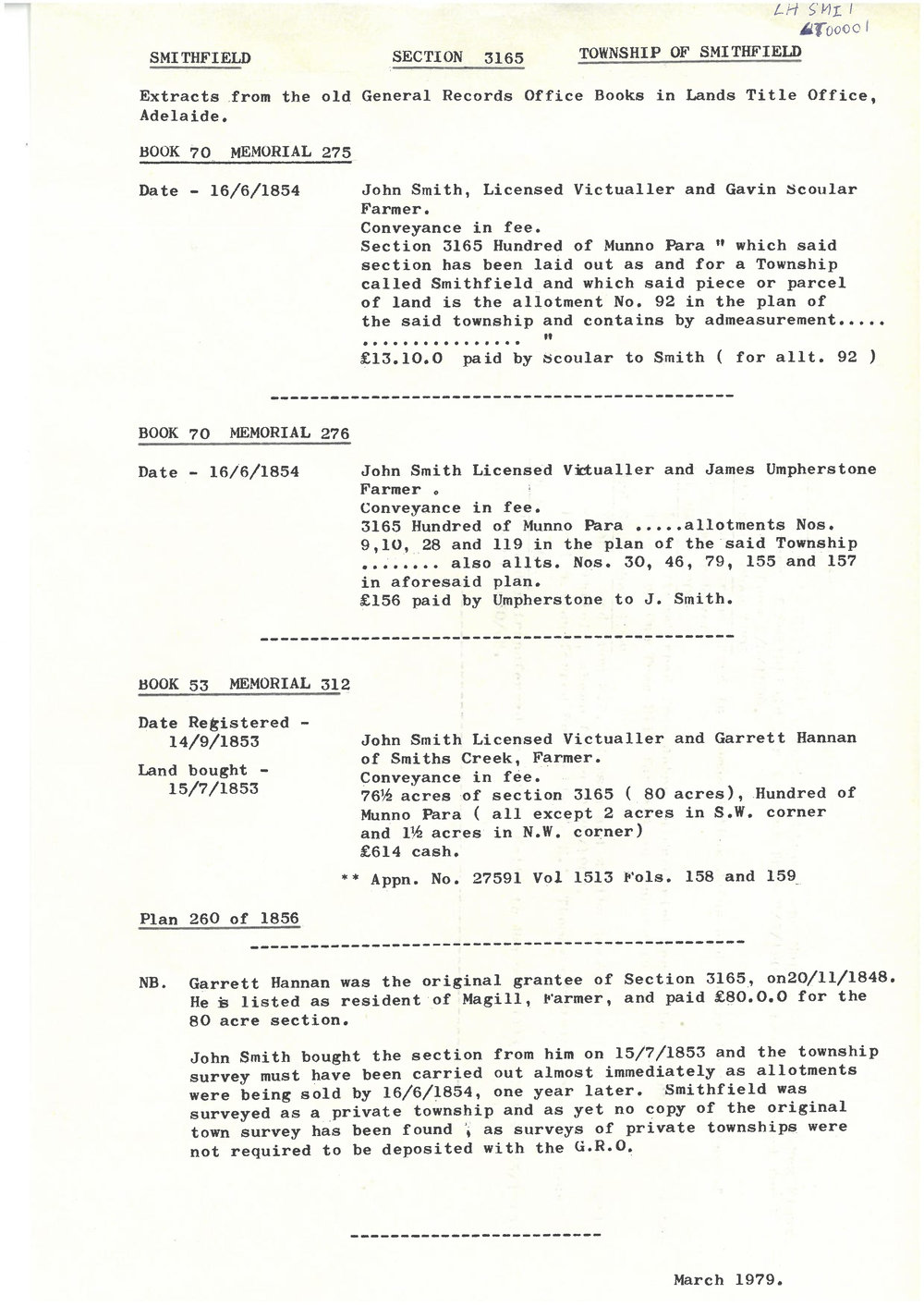 Section 3165 Smithfield