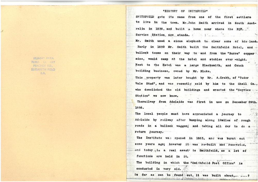 A history of Smithfield