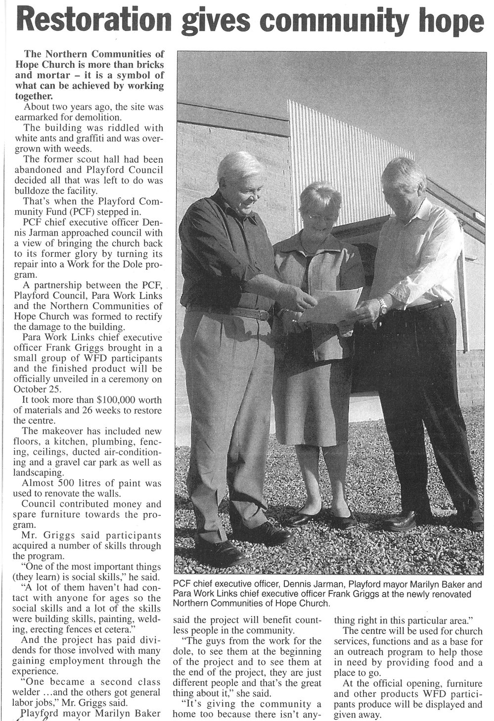 Northern Communities of Hope Church