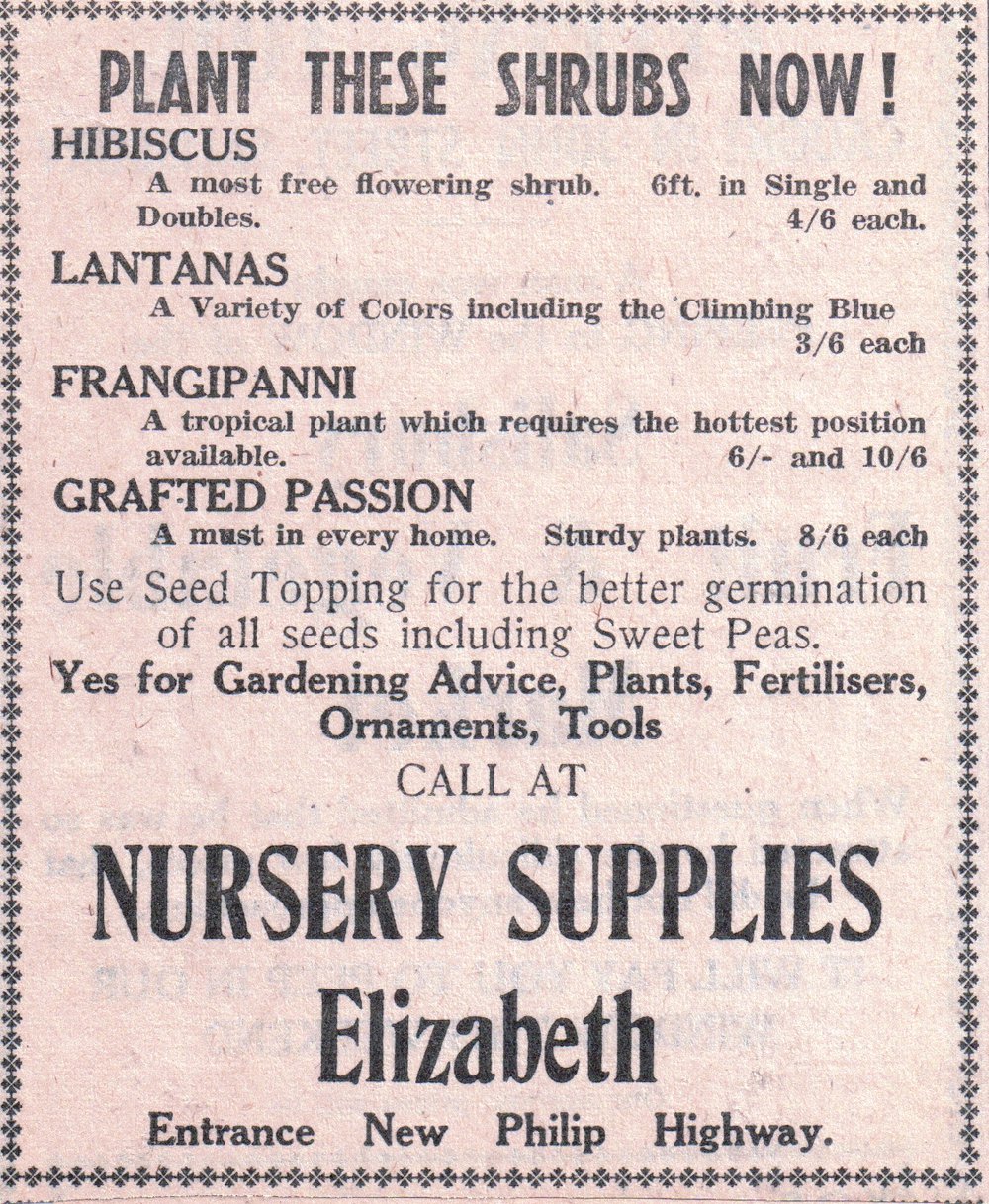 Elizabeth Nursery Supplies