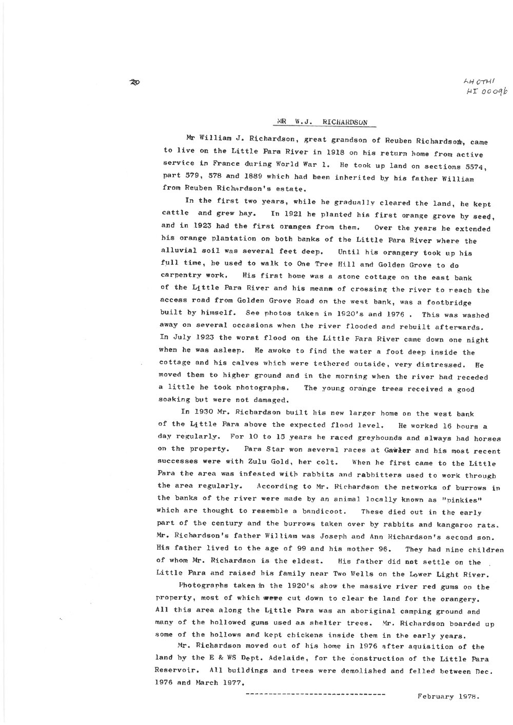 William J Richardson