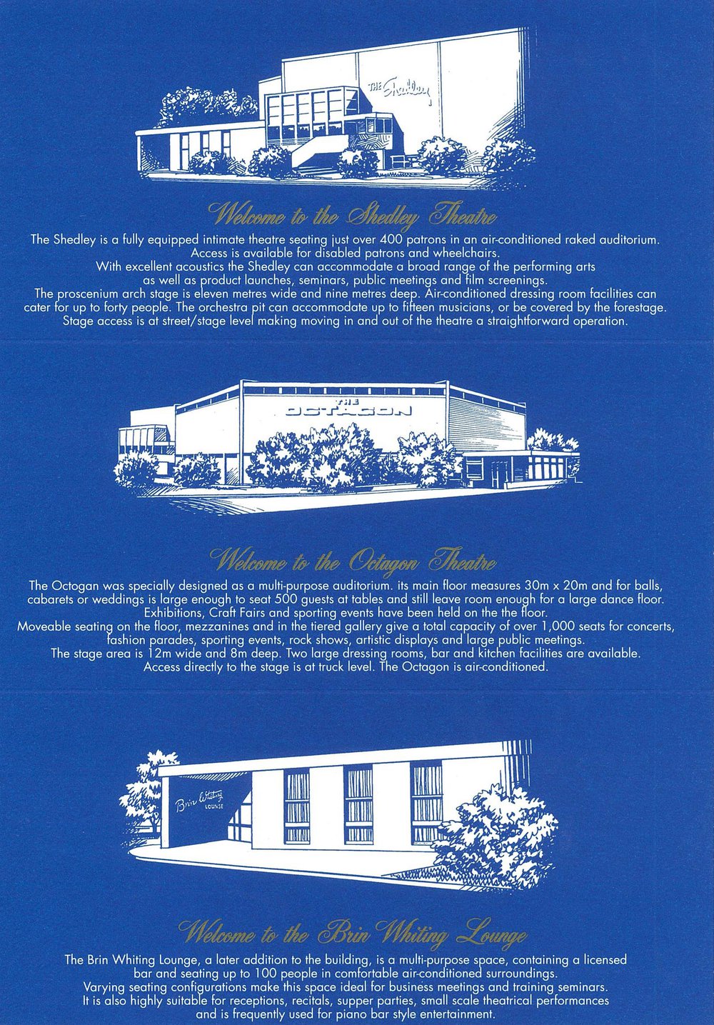 Elizabeth Theatres brochure