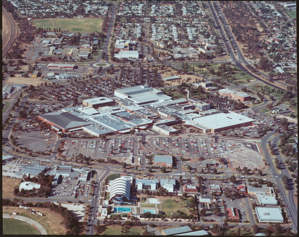 Aerial view of Elizabeth Shopping centre