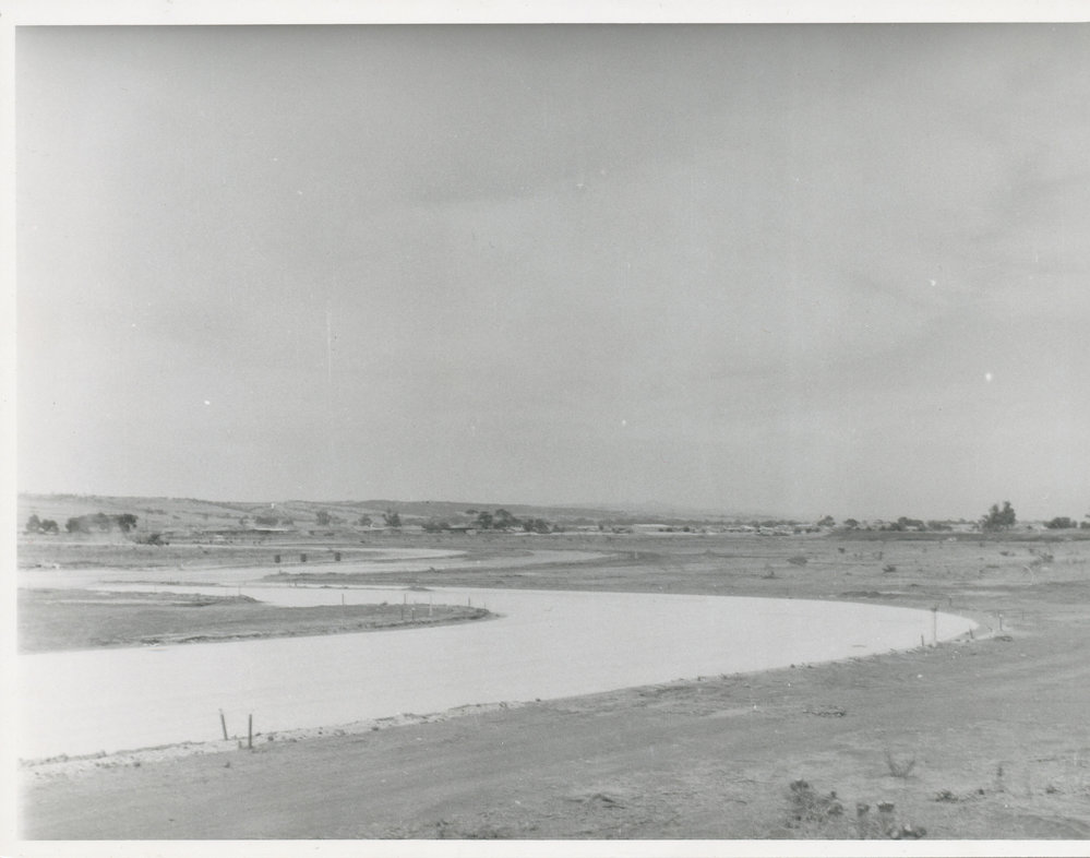 Elizabeth Town Centre under construction: 1958