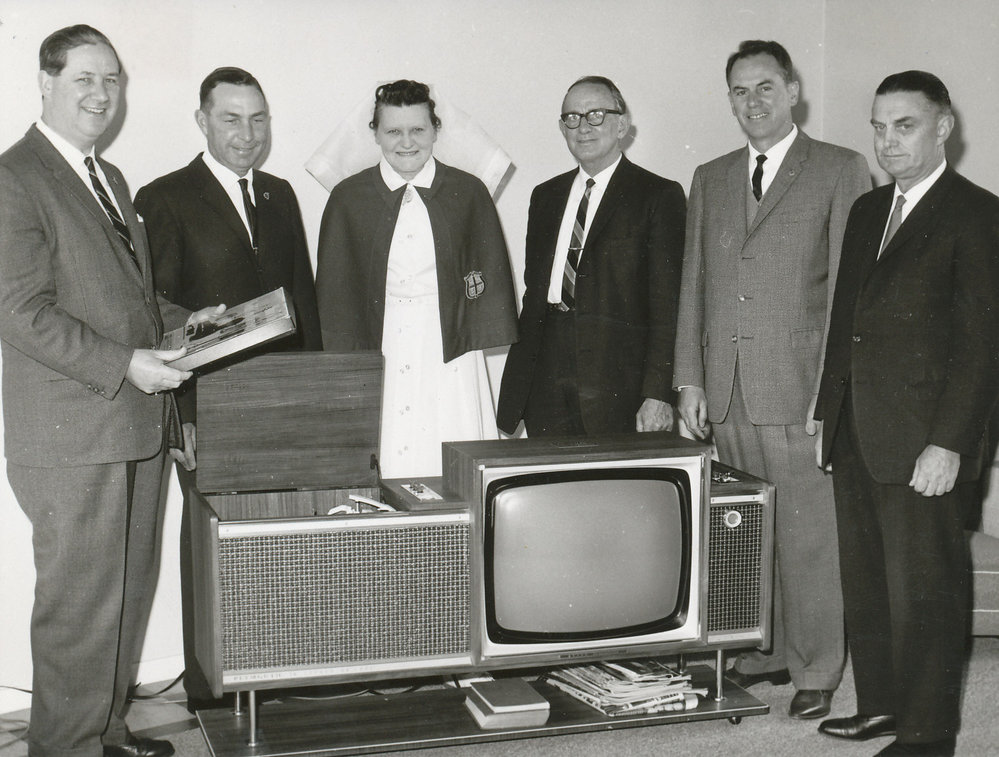 Lions Club presentation to Lyell McEwin Hospital: 1964