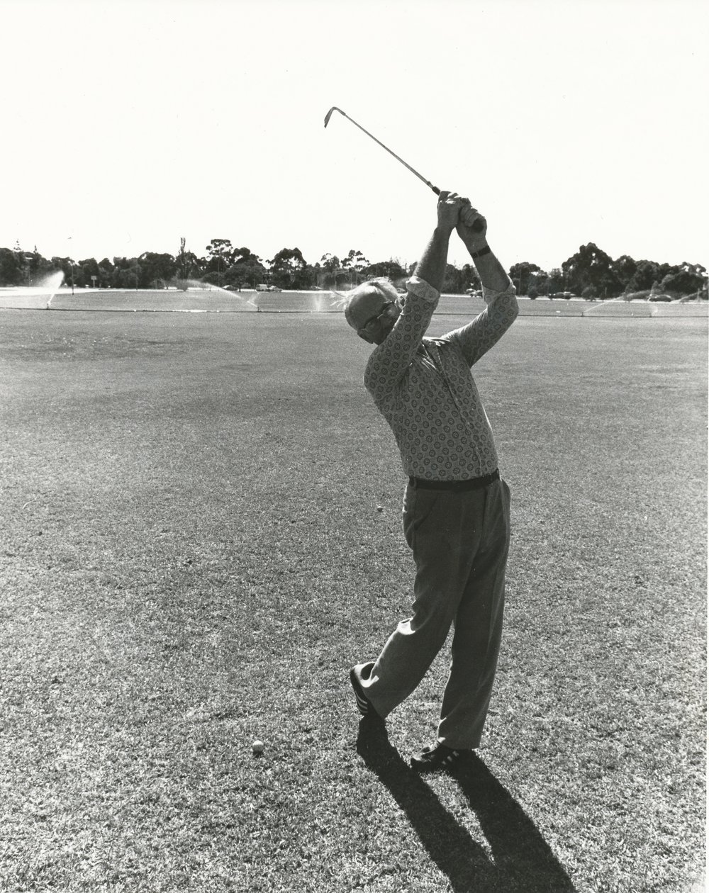 Putting green at Ridley Reserve