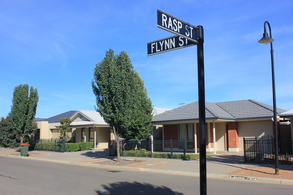 Corner Rasp Street and Flynn Street Playford Alive : 2015