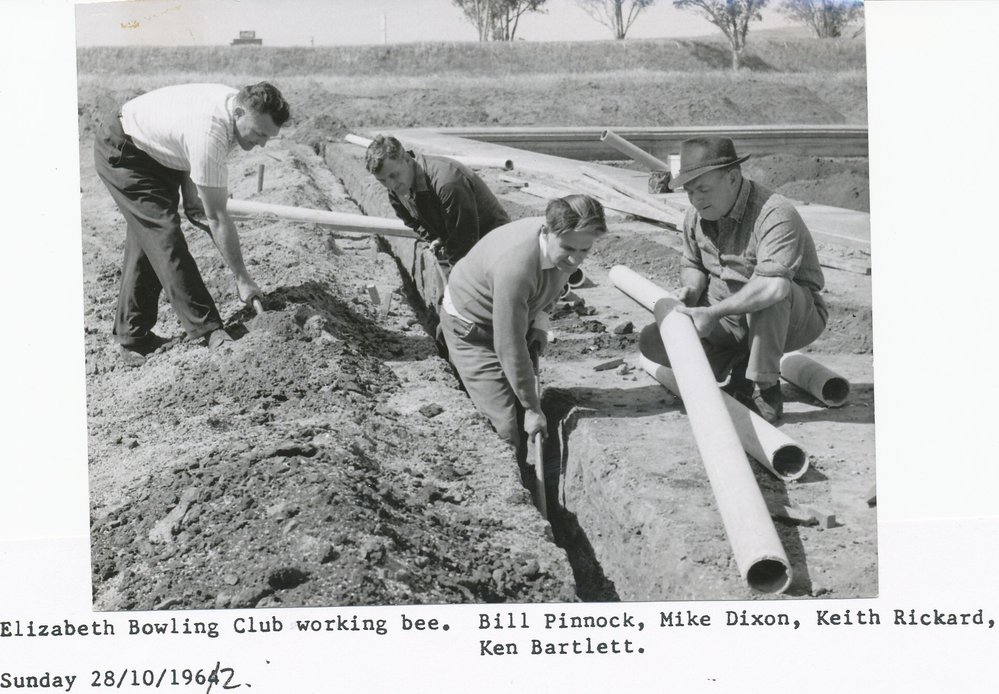 Elizabeth Bowling Club: 1962