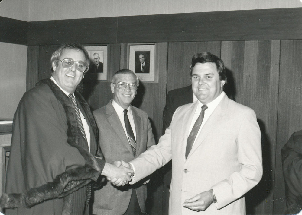 Presentation of Adams Road bridge painting