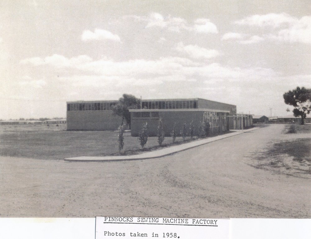 Pinnock Manufacturing factory, Elizabeth South: 1958