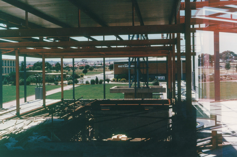 Construction of Elizabeth Public Library: 1968