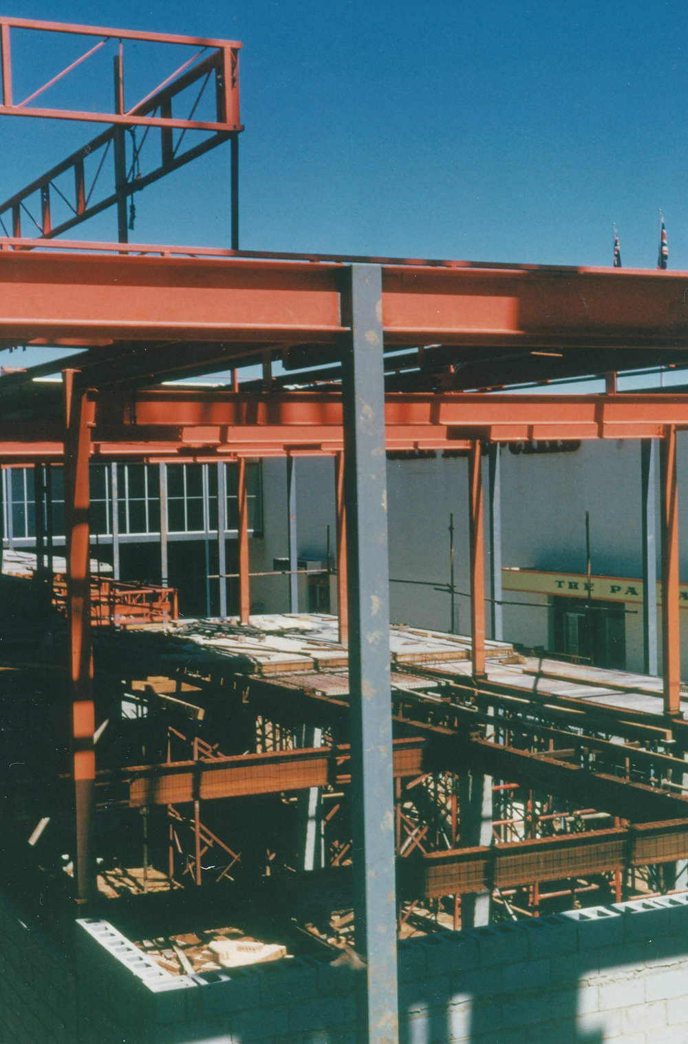 Construction of Elizabeth Public Library: 1968