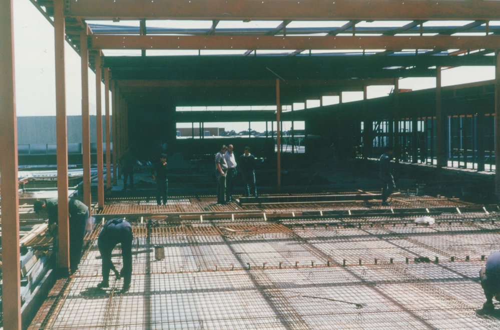 Construction of Elizabeth Public Library: 1968