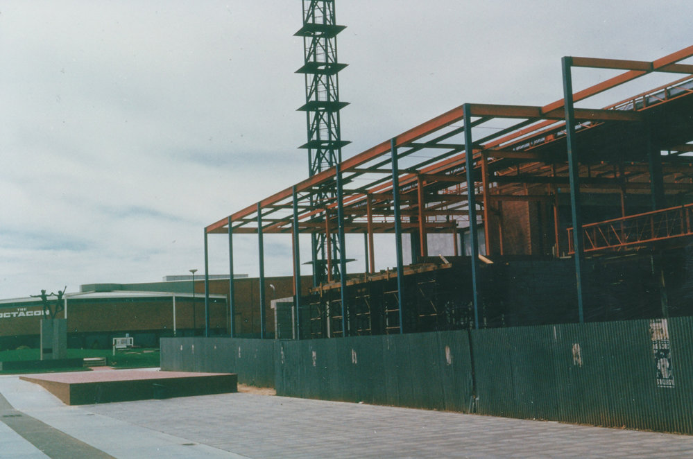 Construction of Elizabeth Public Library: 1968