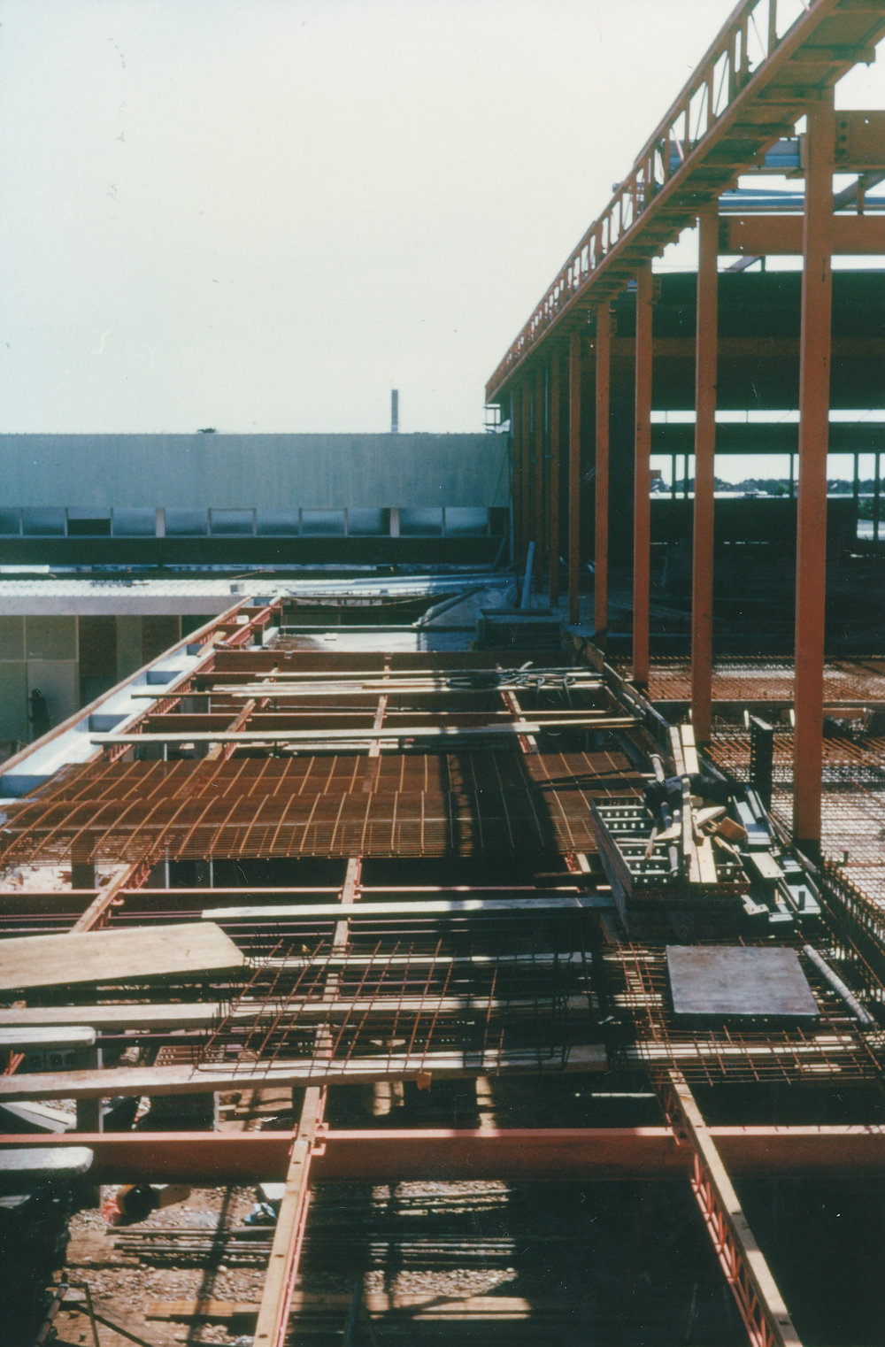 Construction of Elizabeth Public Library: 1968