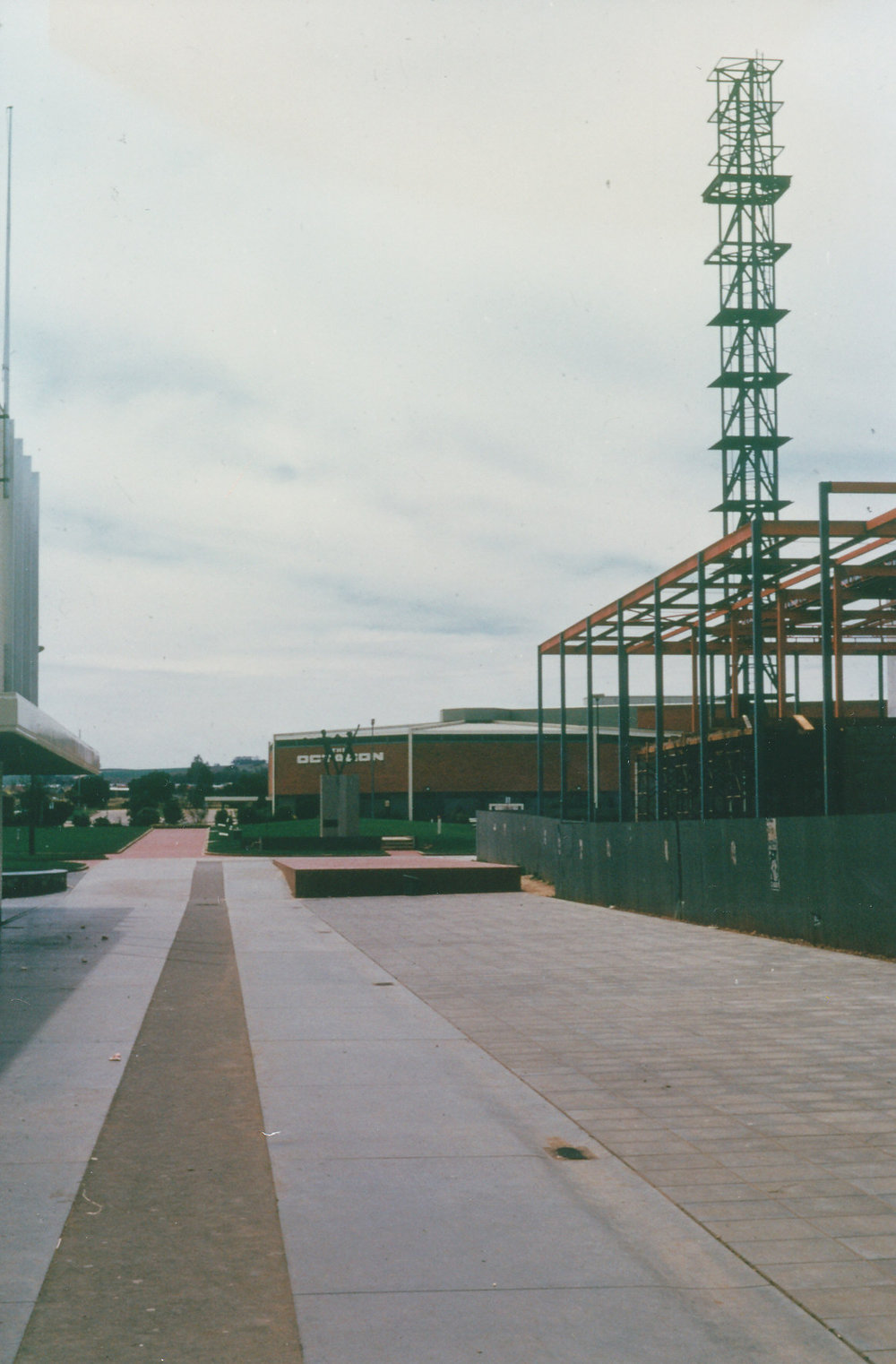 Construction of Elizabeth Public Library: 1968