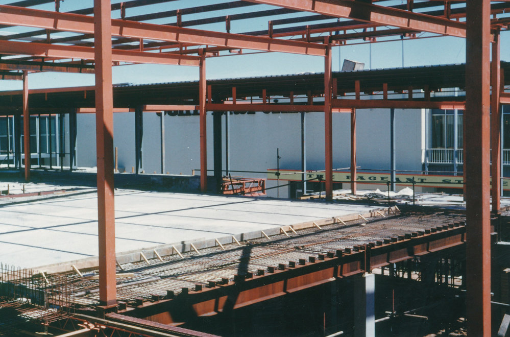 Construction of Elizabeth Public Library: 1968