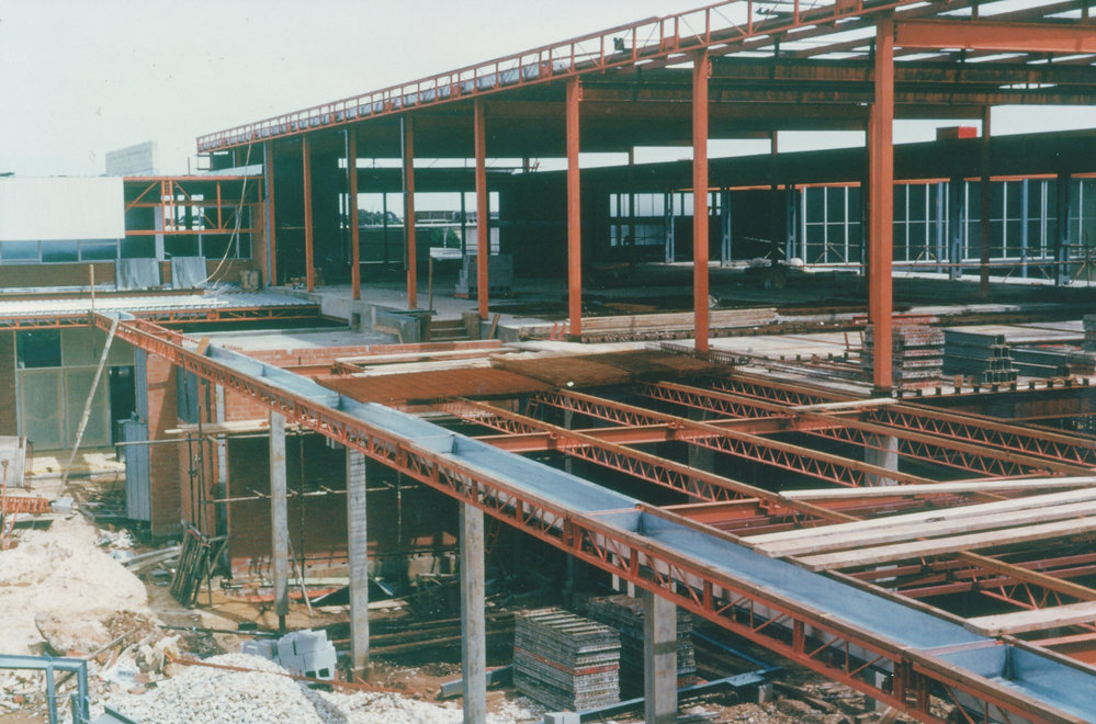 Construction of Elizabeth Public Library: 1968