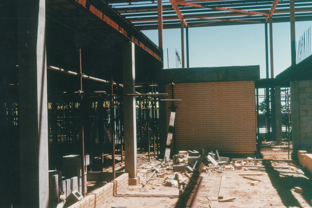 Construction of Elizabeth Public Library: 1968