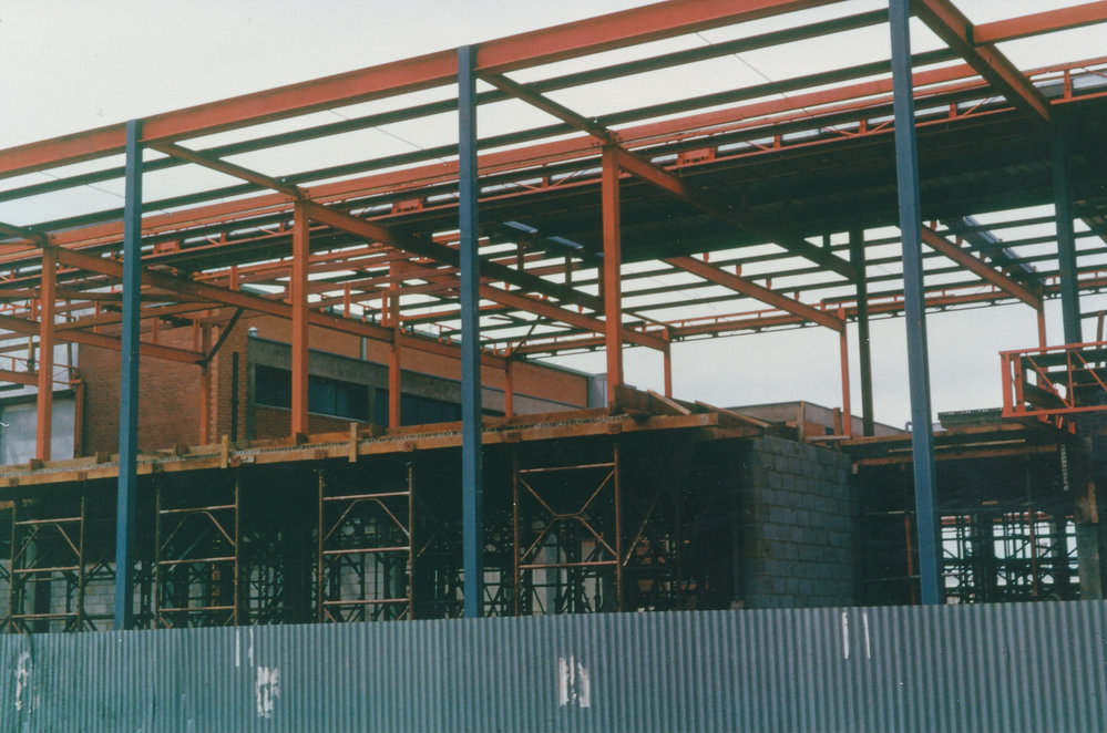 Construction of Elizabeth Public Library: 1968