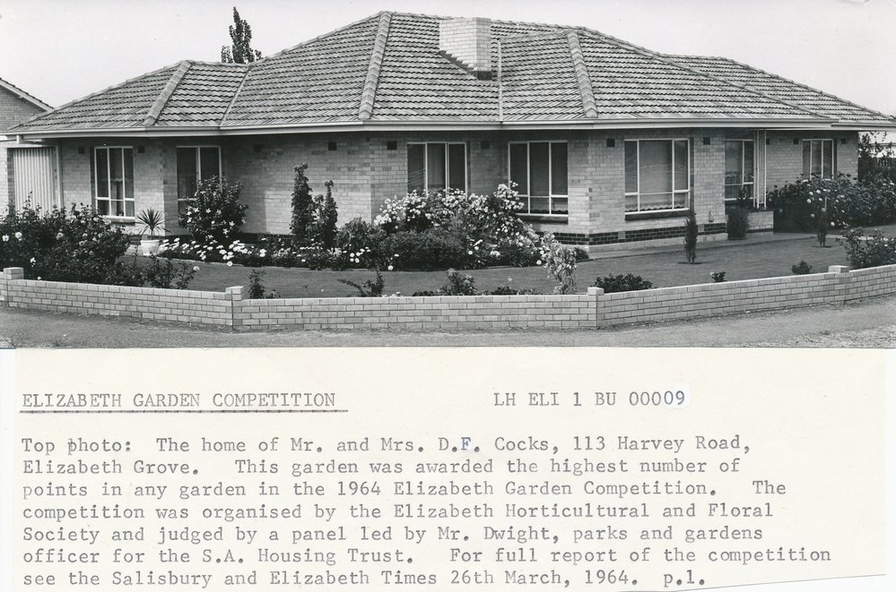 Elizabeth Garden Competition: 1964.
