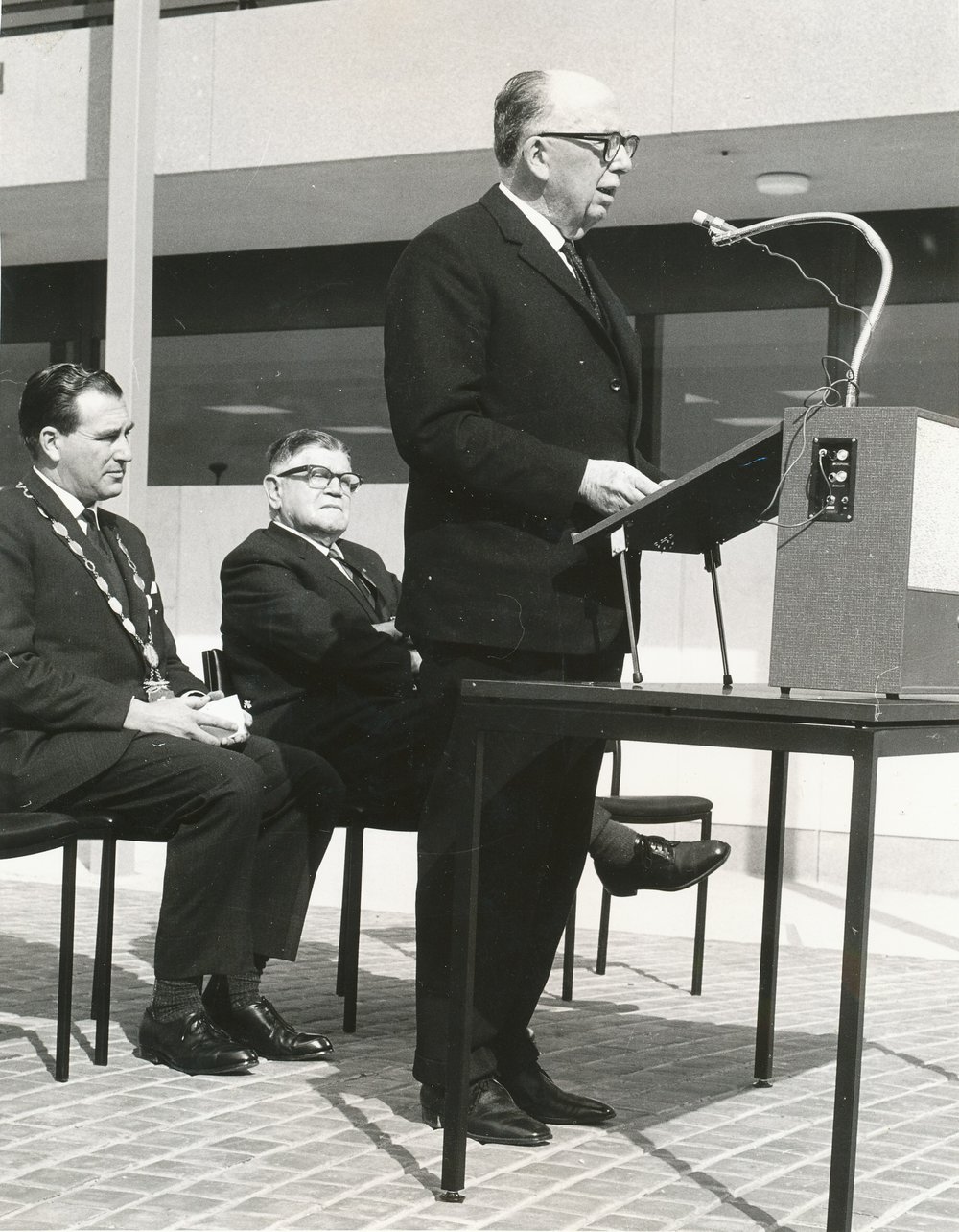 Opening ceremony for the Elizabeth Central Library: 1969