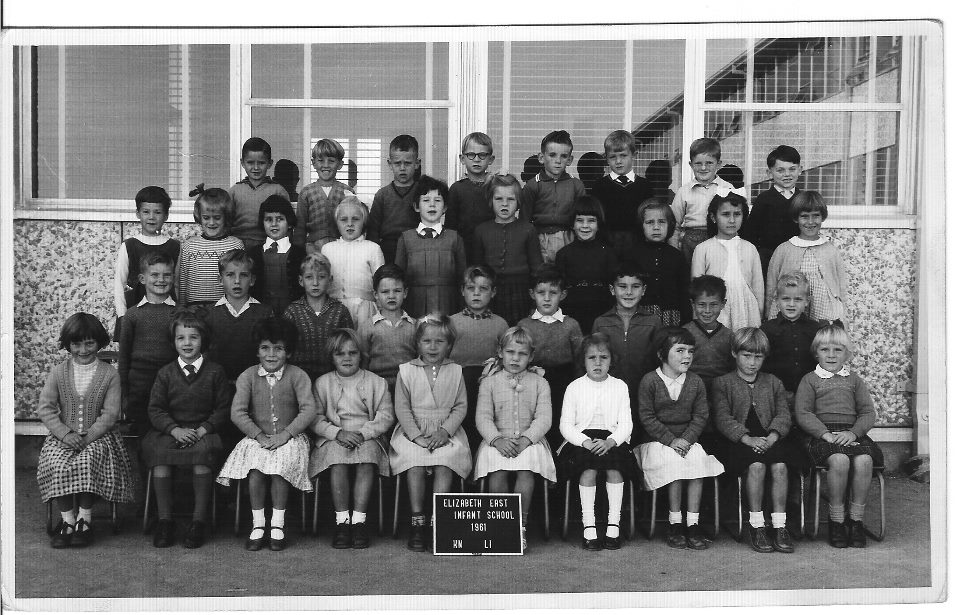 Elizabeth East Infant school, class photo: 1961
