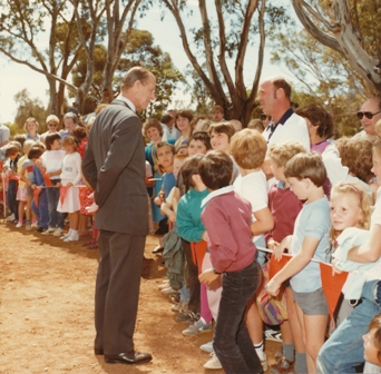Duke of Edinburgh visit: 1986