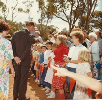 Duke of Edinburgh visit: 1986