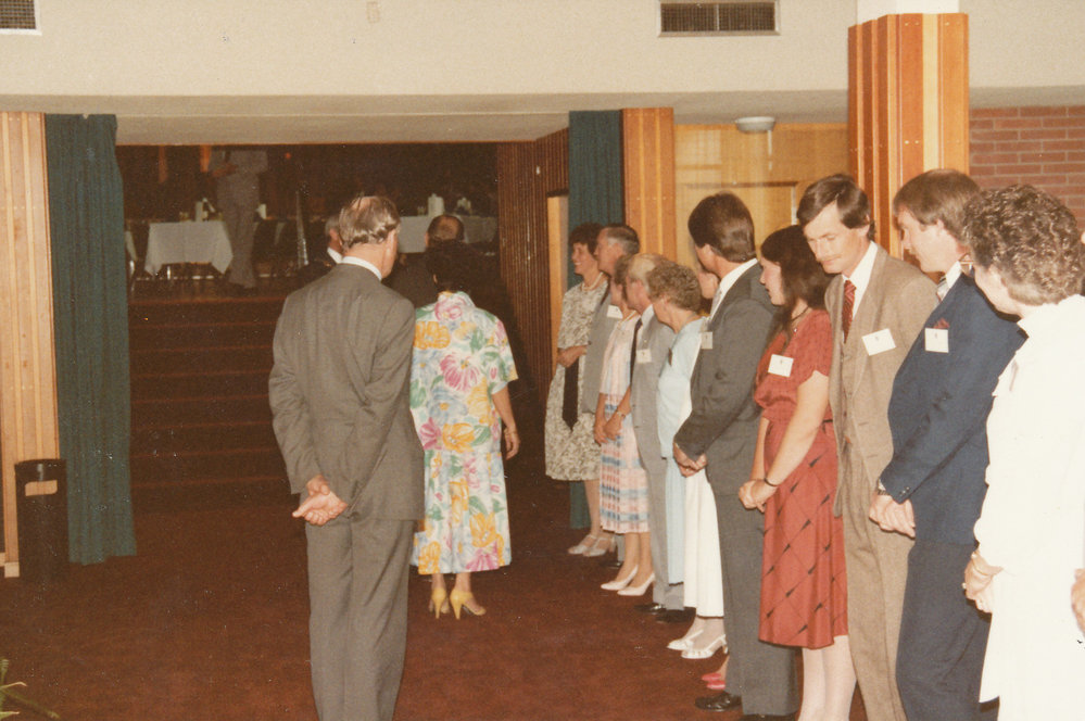 Duke of Edinburgh visits Elizabeth: 1986