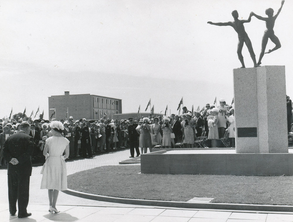 Queen Elizabeth II visits Elizabeth: 1963