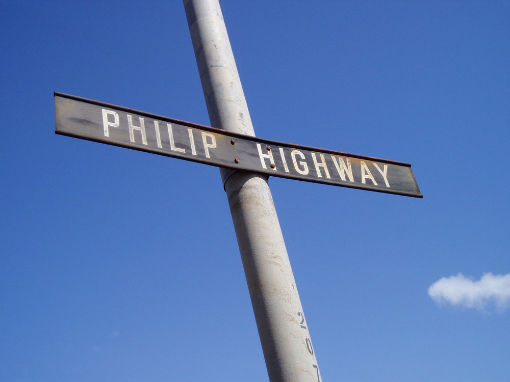 Philip Highway Street sign