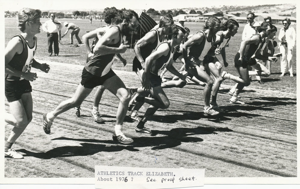 Athletics track, Elizabeth: 1976