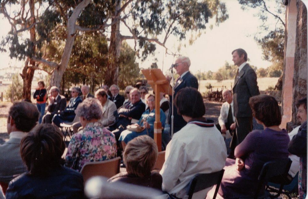 Uleybury Museum opening: 1979