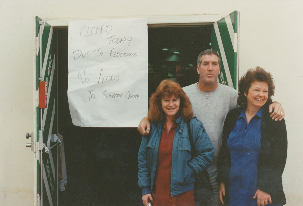 Flood in Elizabeth City Centre, due to burst water main