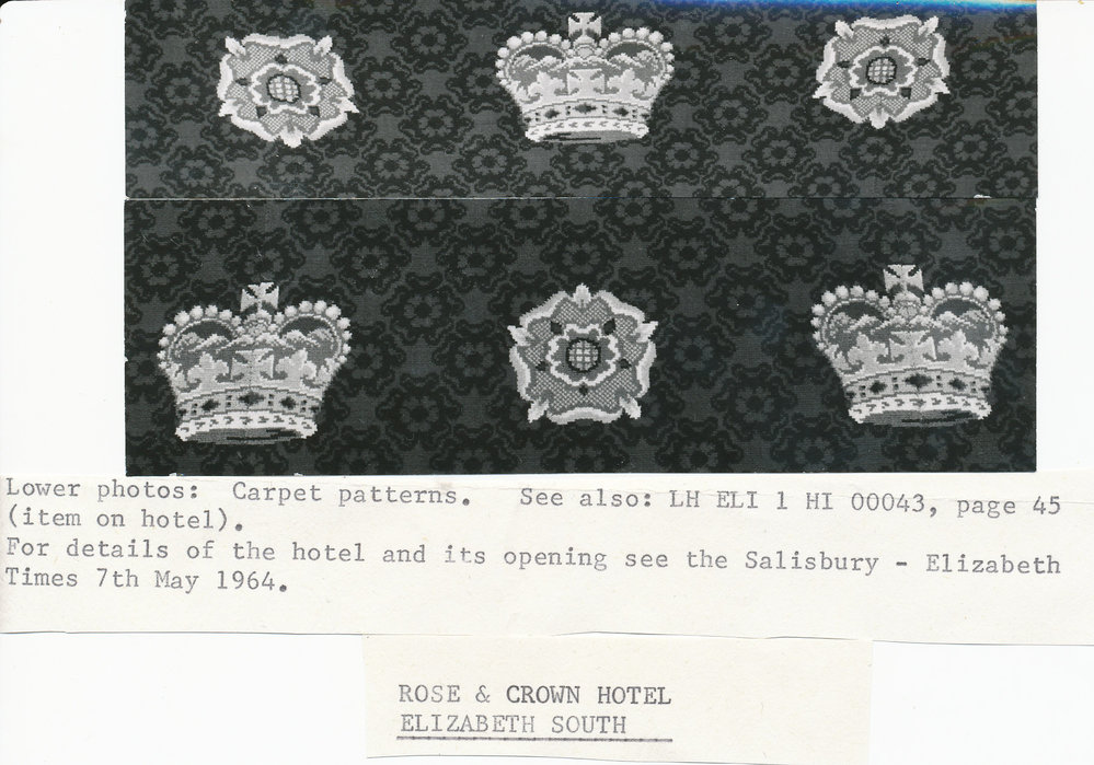 Rose and Crown Hotel: 1964