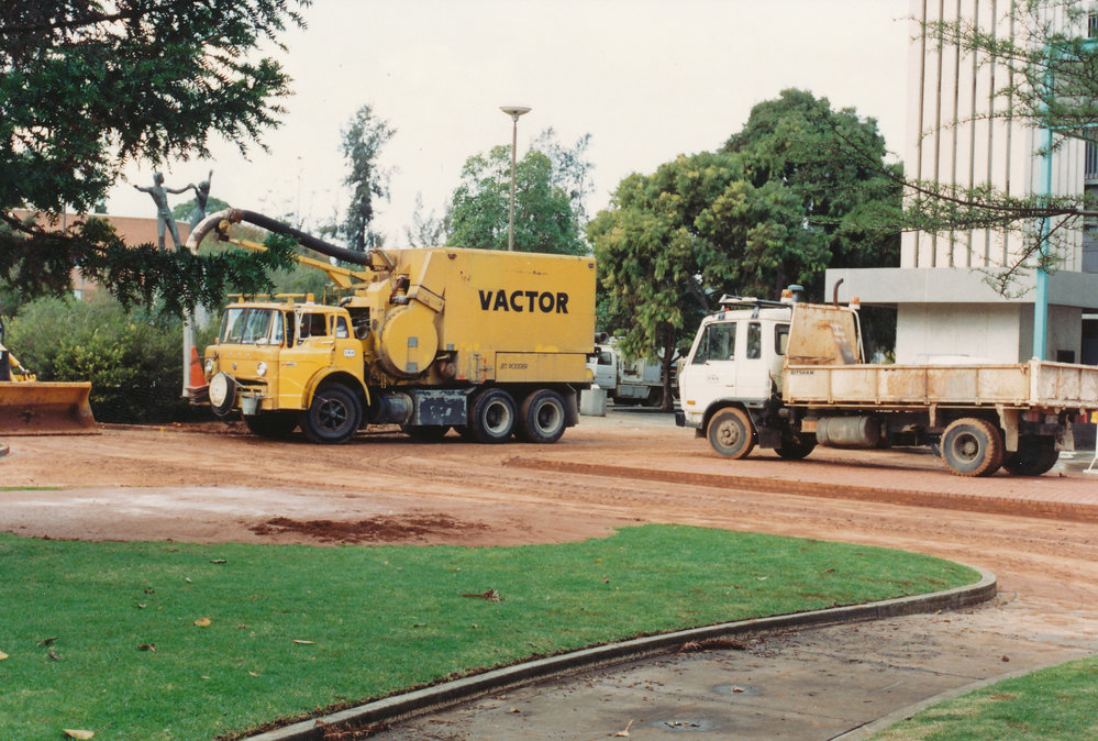 Flood at Elizabeth City Centre, Windsor Green: 1993