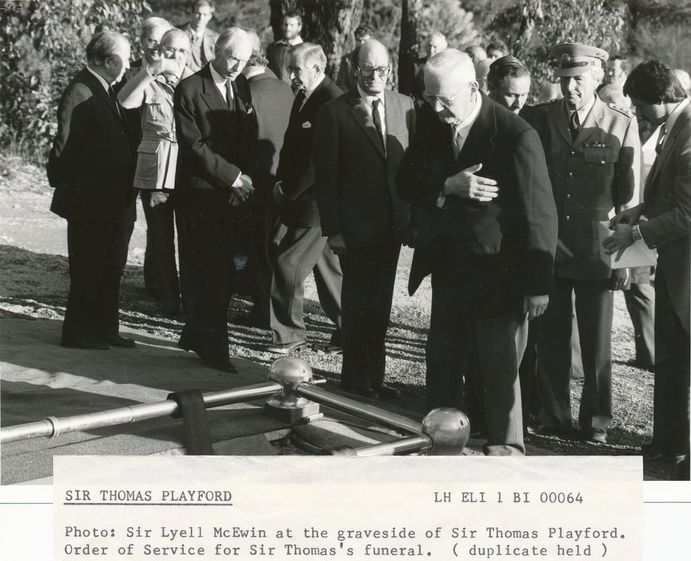 Funeral of Sir Thomas Playford