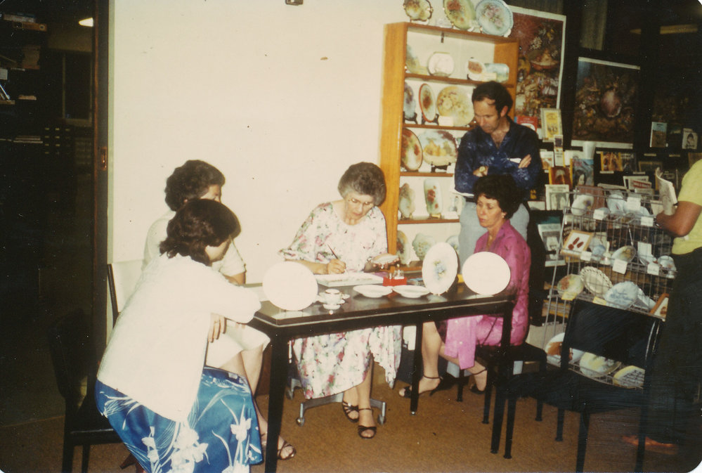 Porcelain Painting Display: 1982