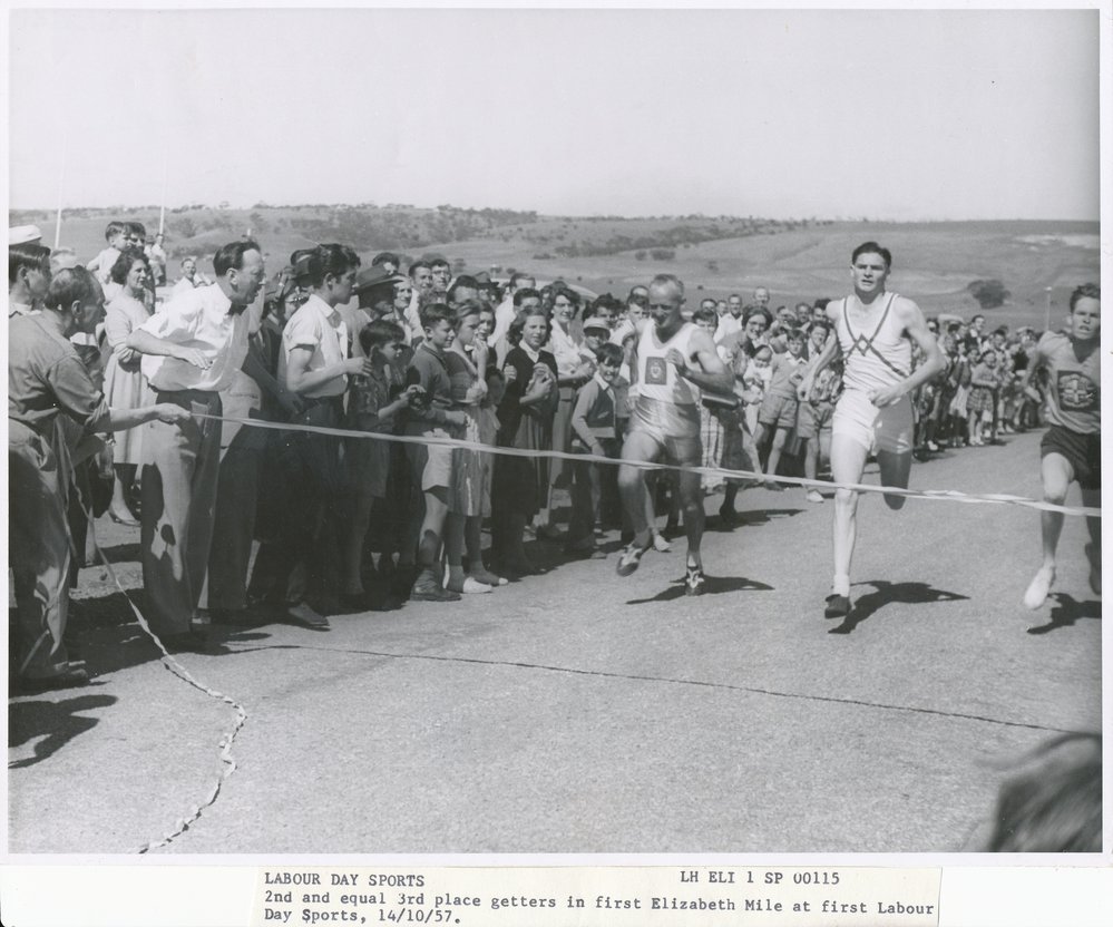 Labour Day Sports in Elizabeth: 1957