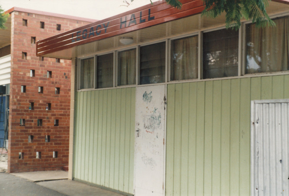 Elizabeth South Legacy Hall, soon to be Elizabeth South Library: 1986