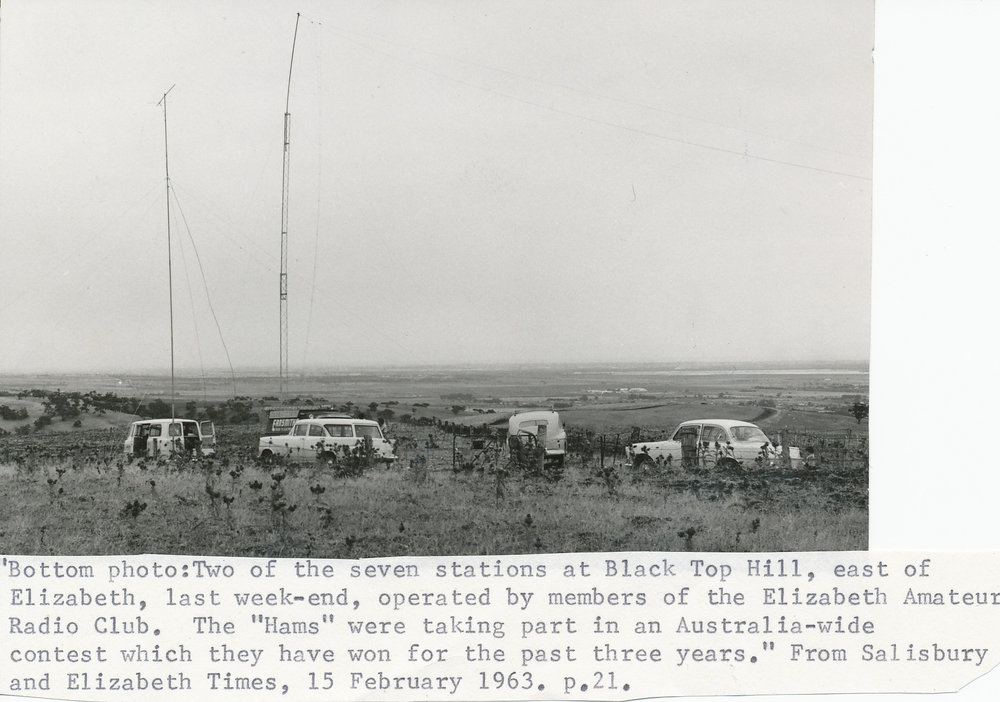 Elizabeth Amateur Radio Club: 1963