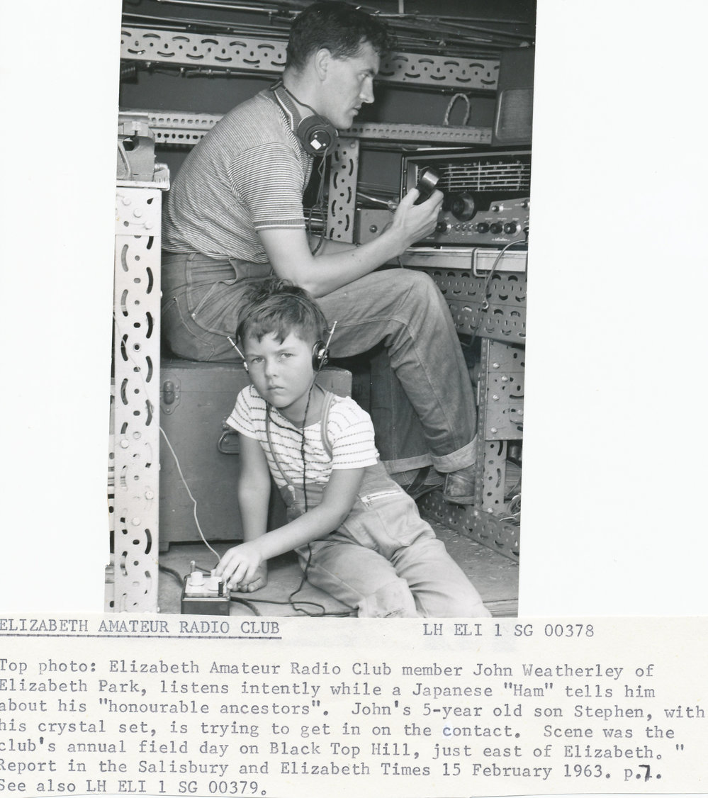 Elizabeth Amateur Radio Club: 1963