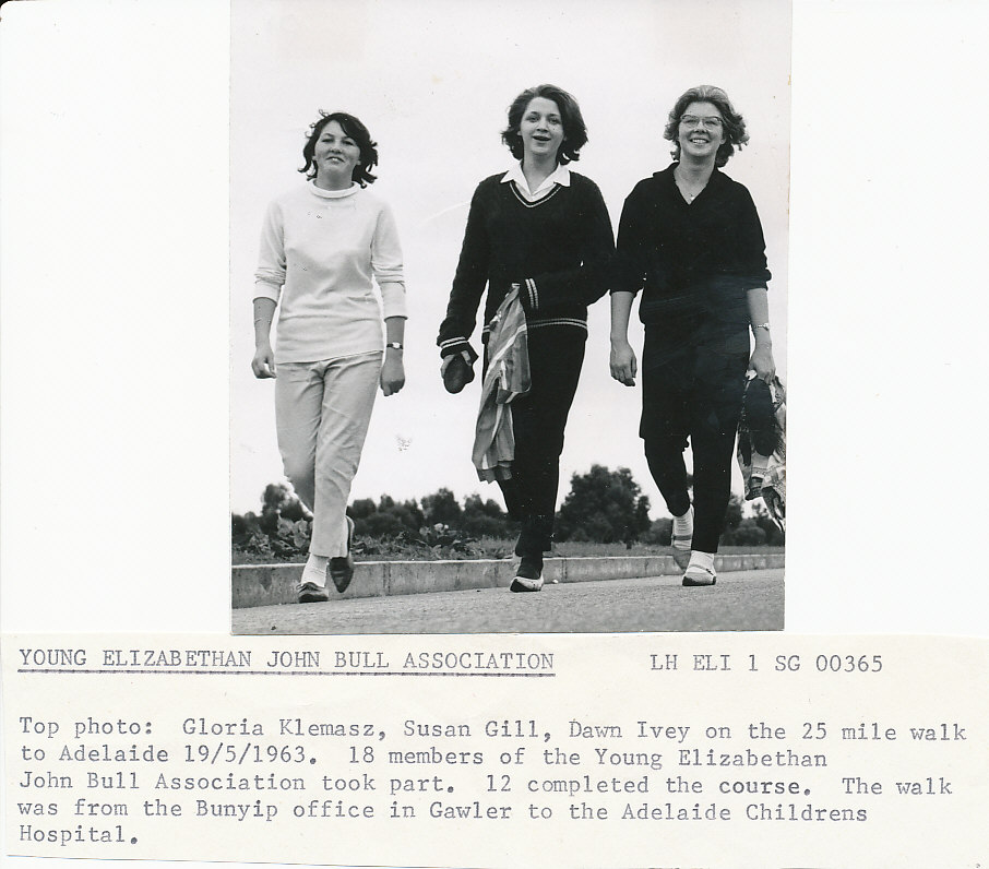 Young Elizabethan John Bull Association : 1963