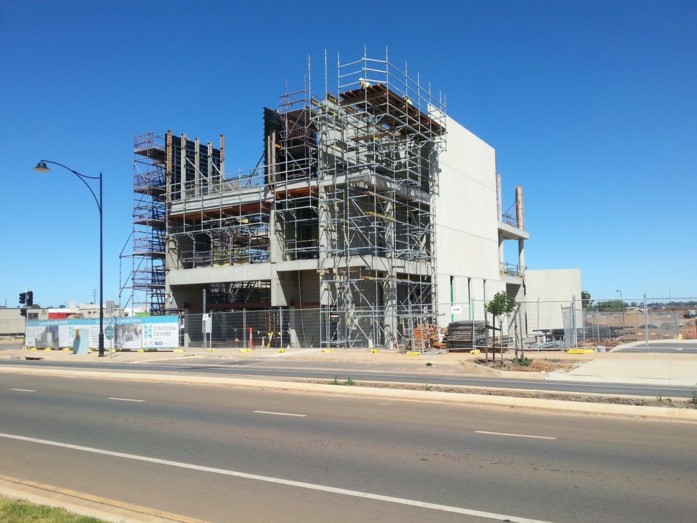 Stretton Centre construction