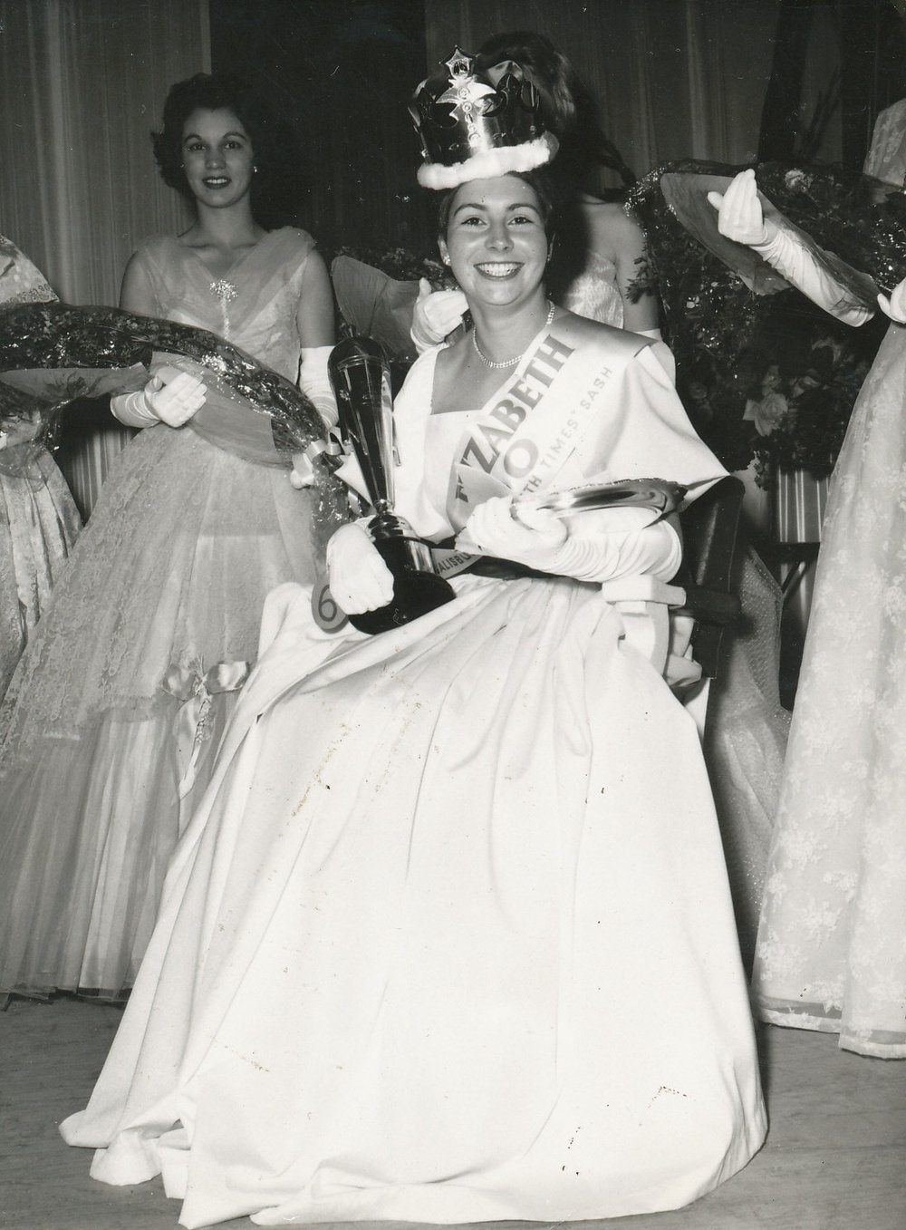 Miss Elizabeth Quest winner Maria Emery: 1960