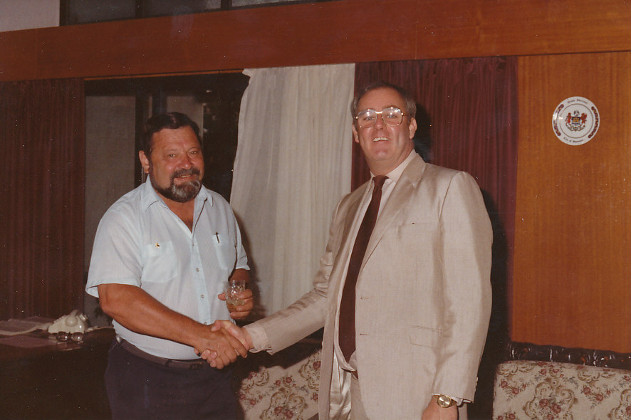 Visit of Ex-Mayor of City of Fremont, California, Jack Pimmental