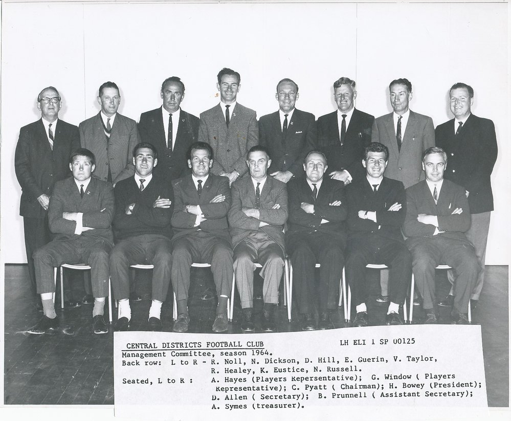 Central District Football Club Committee: 1964